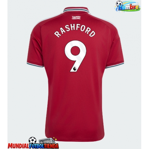 Camiseta Manchester United Marcus Rashford #9 Primera Equipación Replica 2026-27 mangas cortas